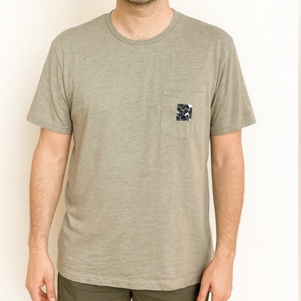 Old Navy Soft-Washed Pocket T-Shirt‎ Men’s Large Beige Heather